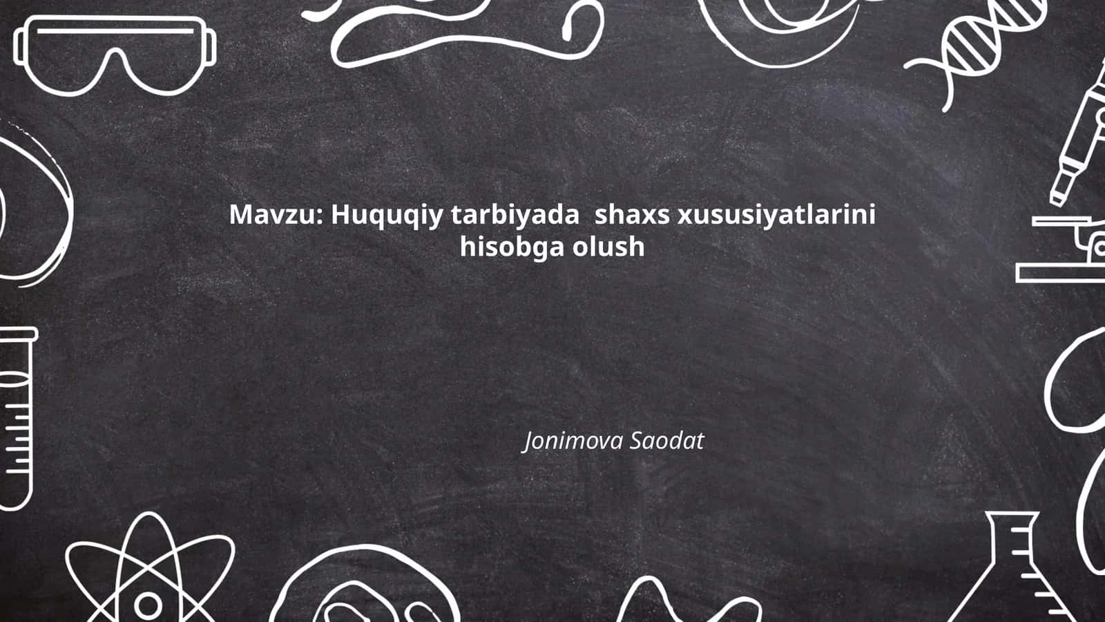 Huquqiy tarbiya