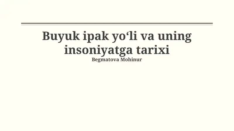 Ipak yo'li: Ta'rif, Tarix va Geografiya