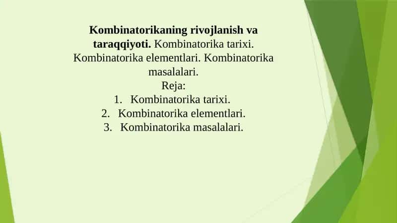 Kombinatorika