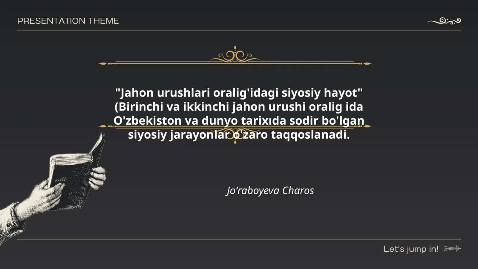 Jahon urushlari oralig'idagi siyosiy hayot
