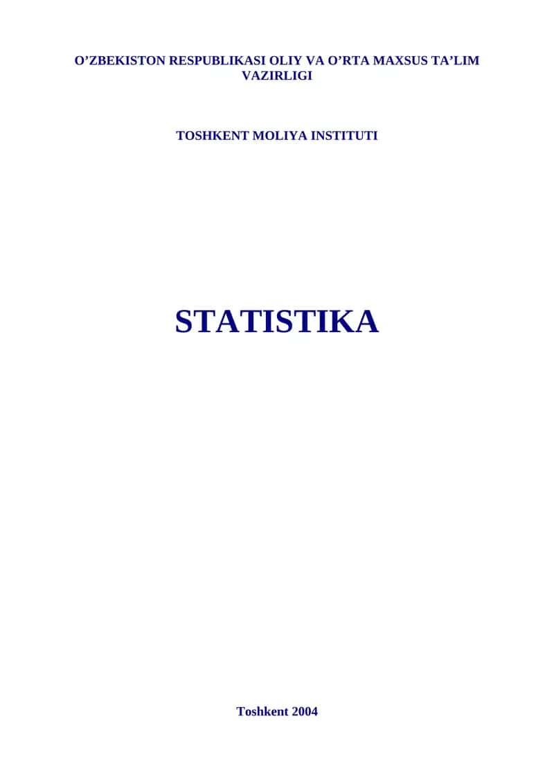 STATISTIKA
