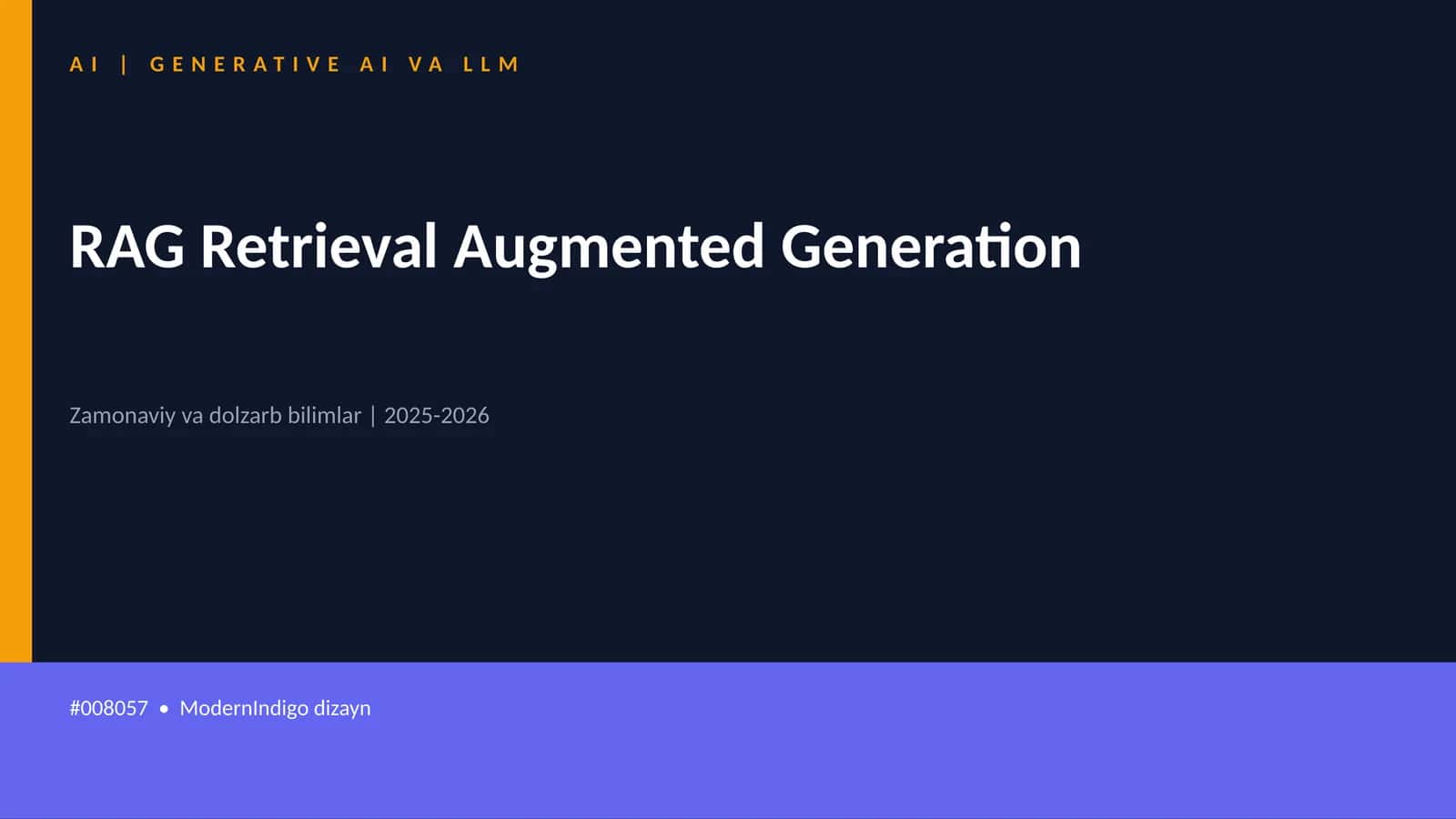 GENERATIVE AI VA LLM