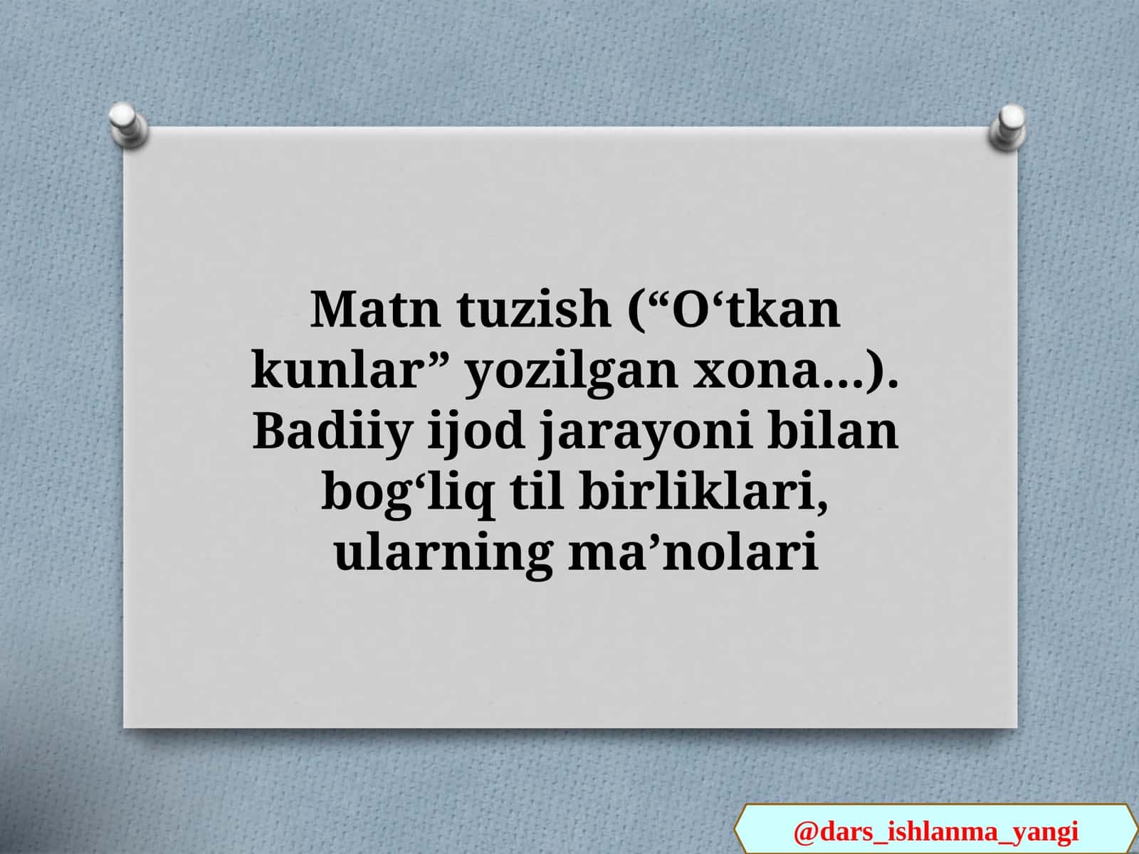 Matn tuzish