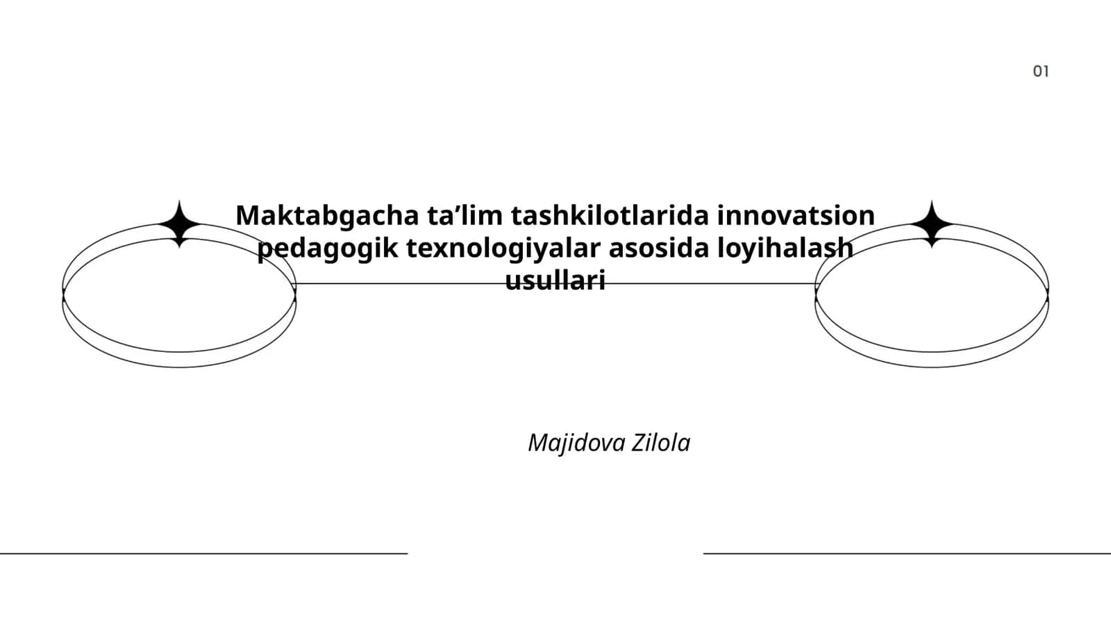 Maktabgacha taʼlim tashkilotlarida innovatsion pedagogik texnologiyalar asosida loyihalash usullari