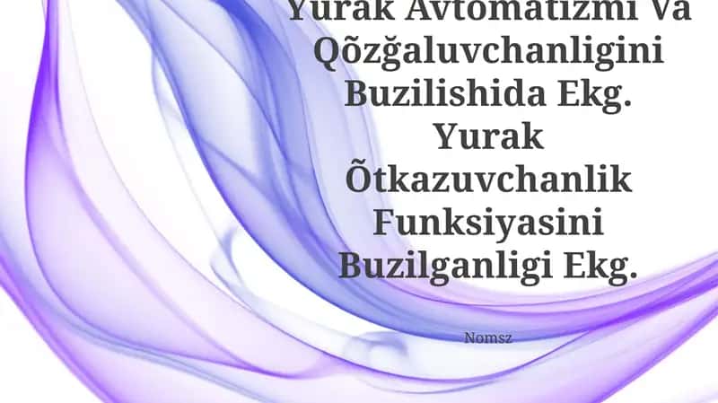 Yurak Ritmini Buzilish Sindromi