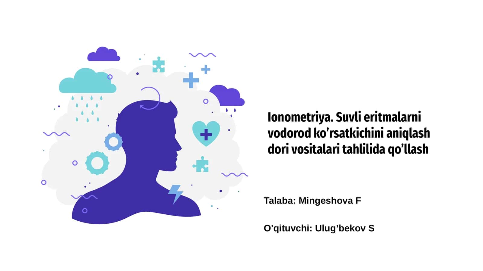 Ionometriya. Suvli eritmalarni vodorod ko’rsatkichini aniqlash dori vositalari tahlilida qo’llash
