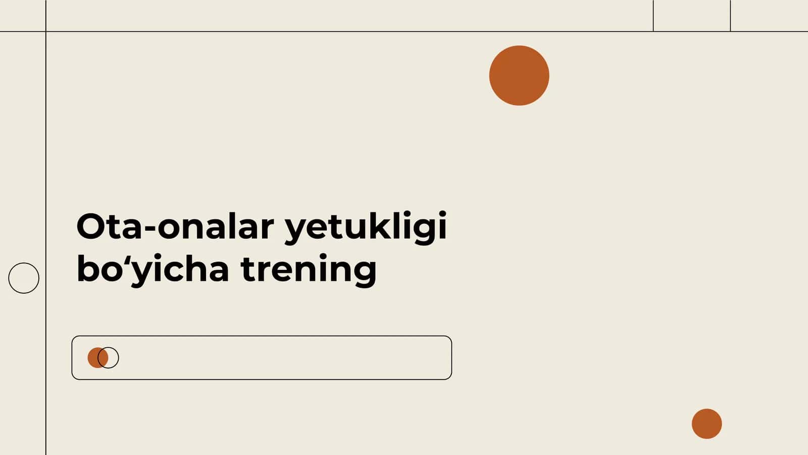 Ota-onalar yetukligi boʻyicha trening