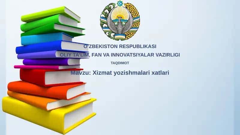 Xizmat yozishmalari