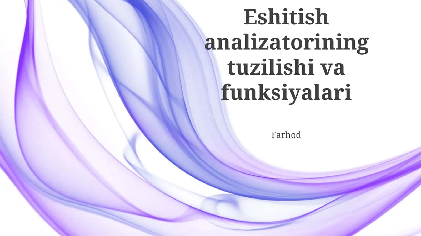 Ovoz Tahlil Qilgichining Tuzilishi va Funksiyalari