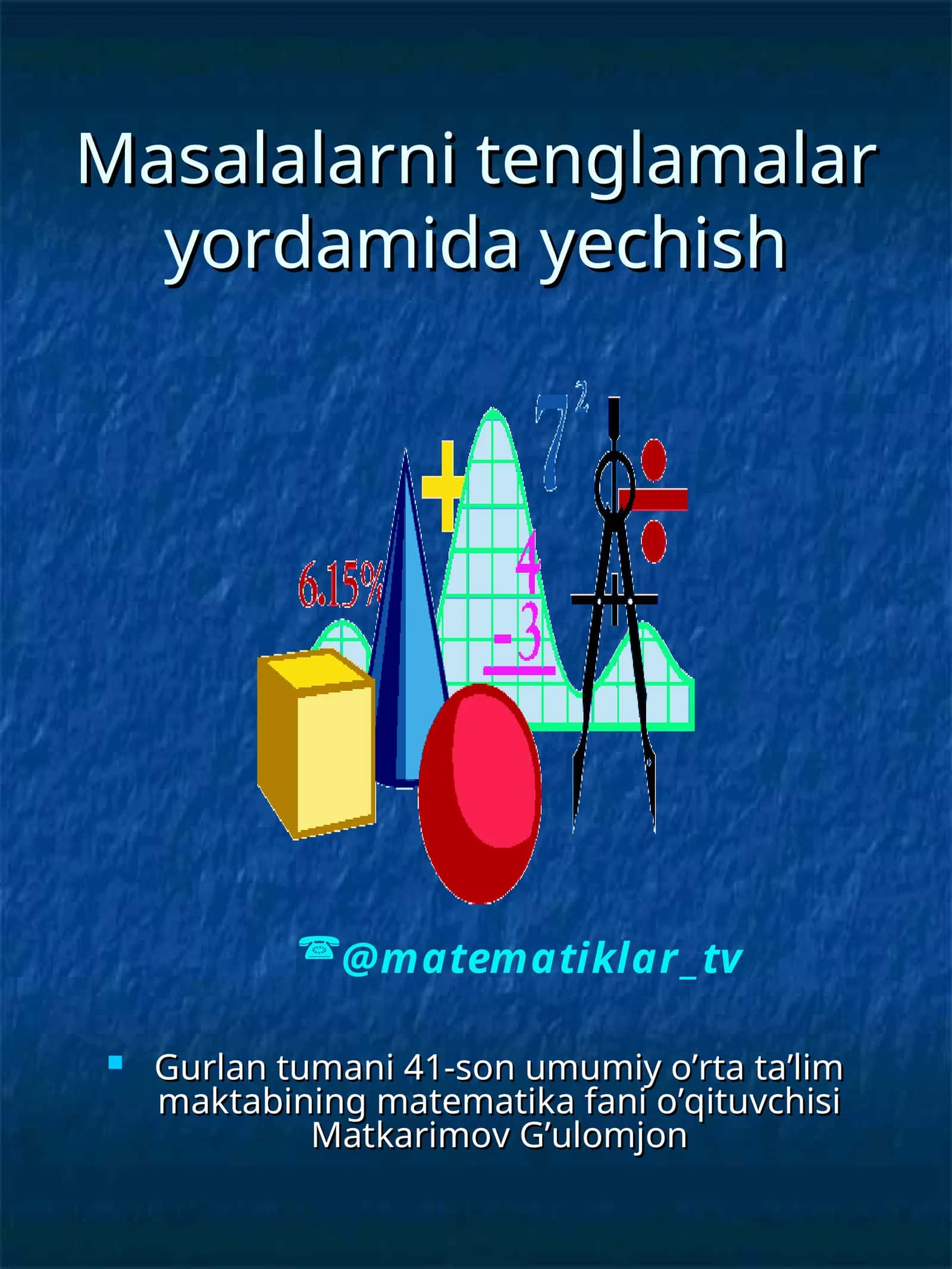 DARSNING TEXNOLOGIK XARITASI