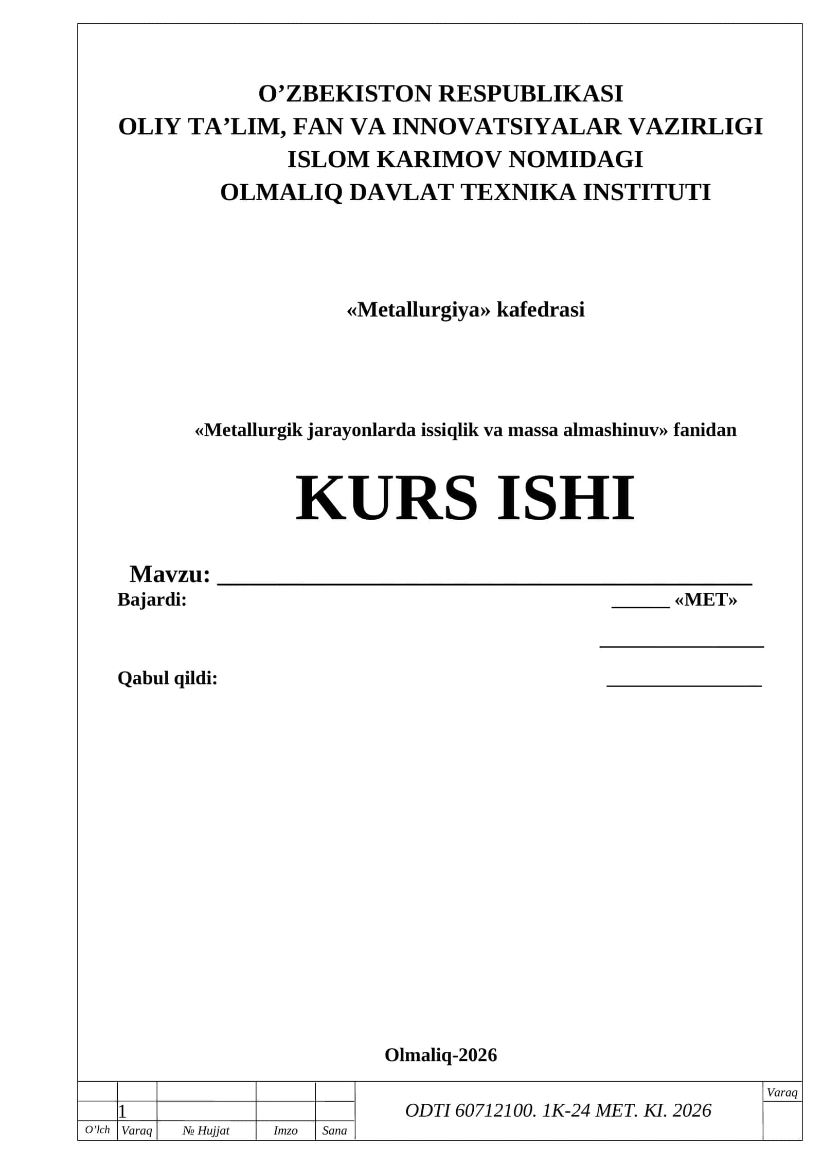 Qalayli konsentratni elektr pechta eritish amaliyoti hisobi