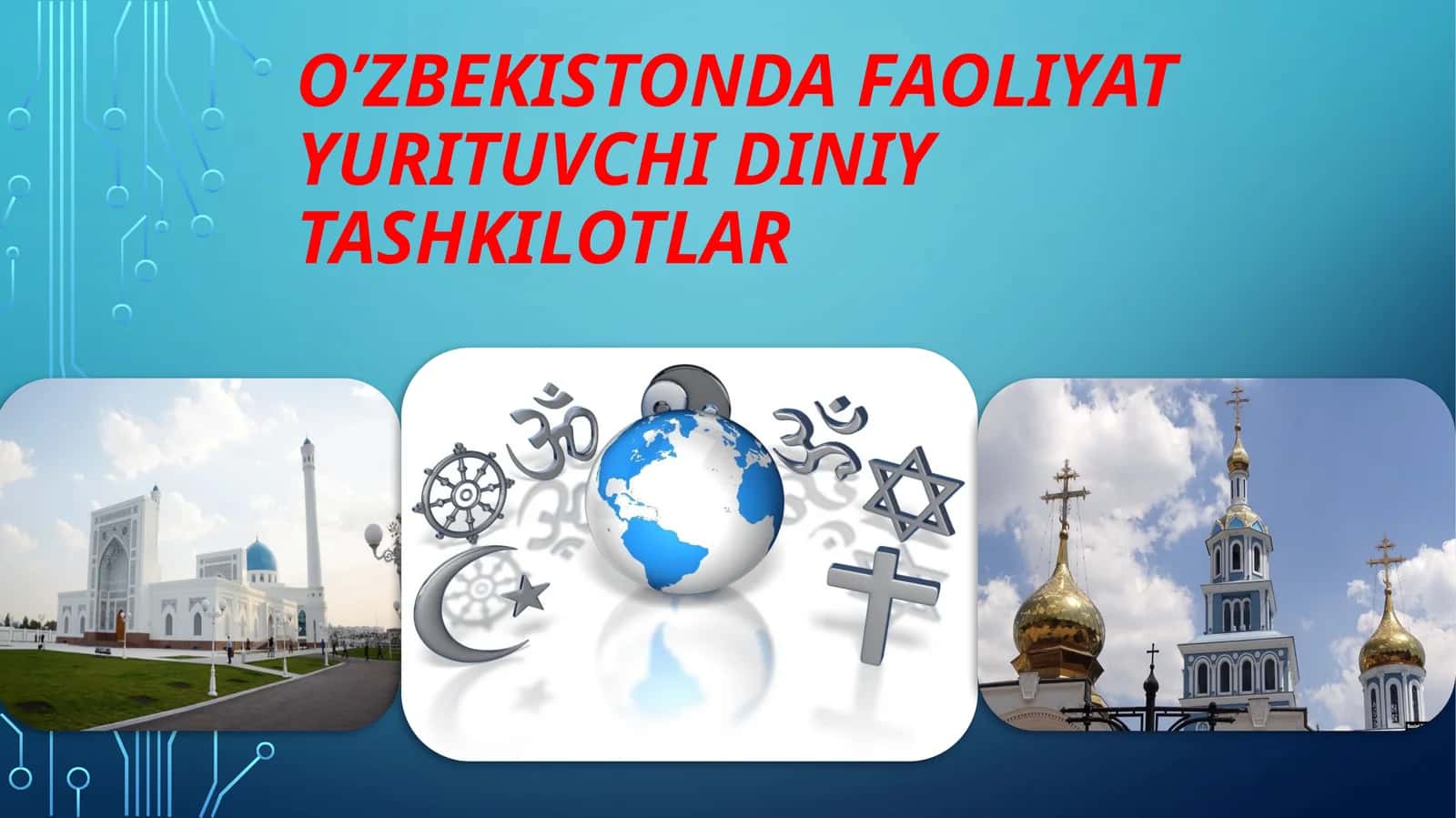 O’zbekistonda faoliyat yurituvchi Diniy Tashkilotlar