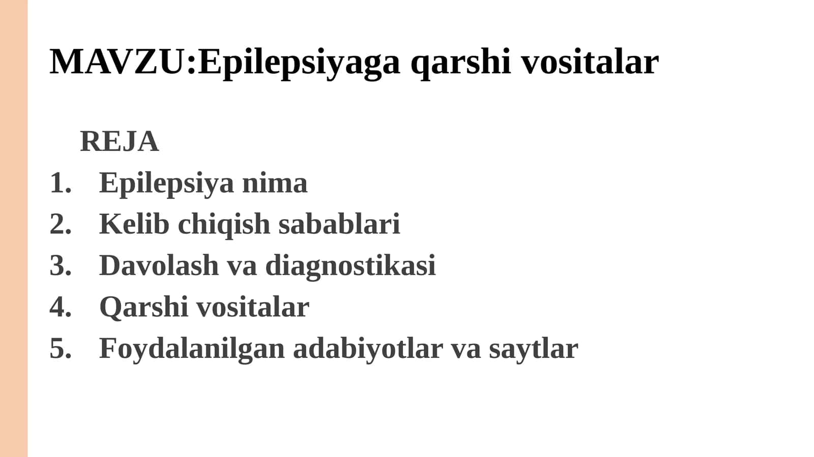 Epilepsiyaga qarshi vositalar