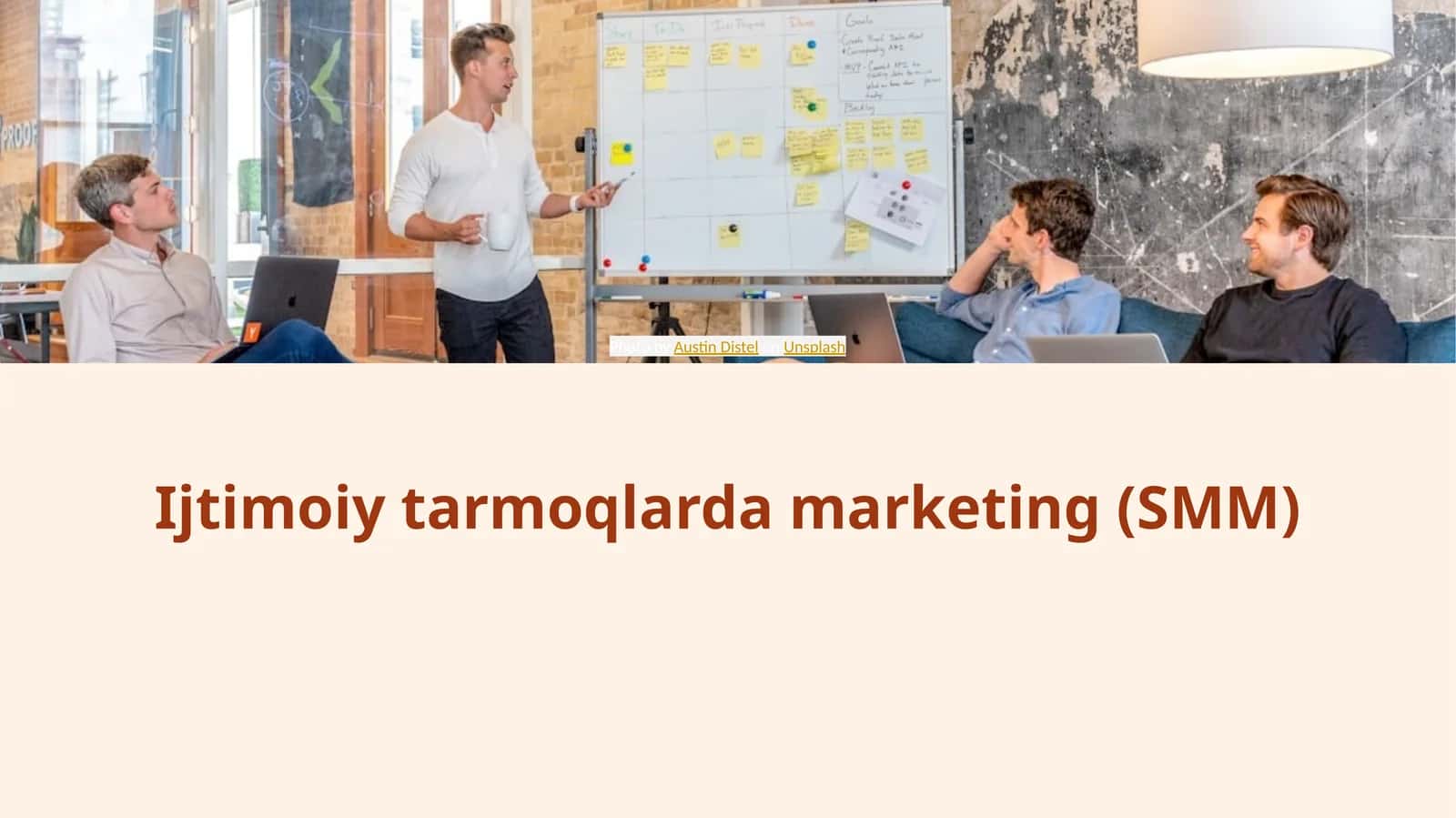 Ijtimoiy tarmoqlarda marketing (SMM)