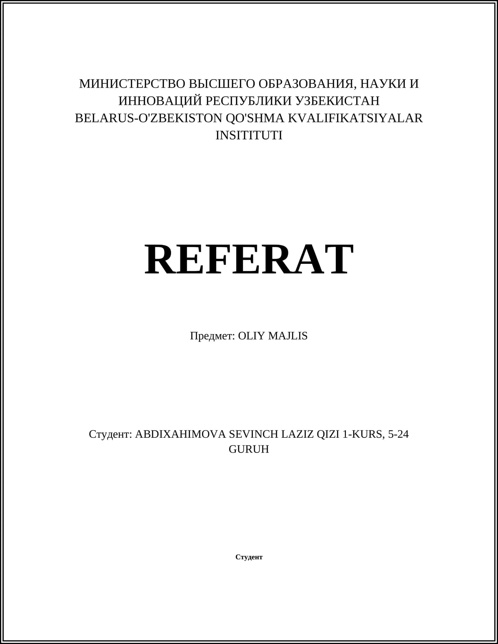 OLYI MAJLIS