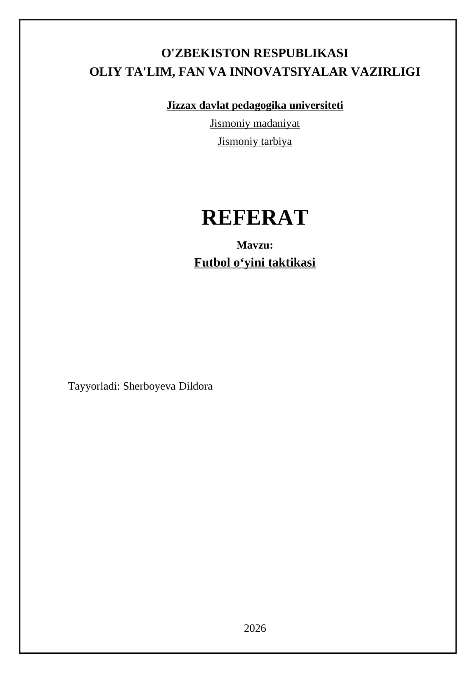 Futbol oʻyini taktikasi
