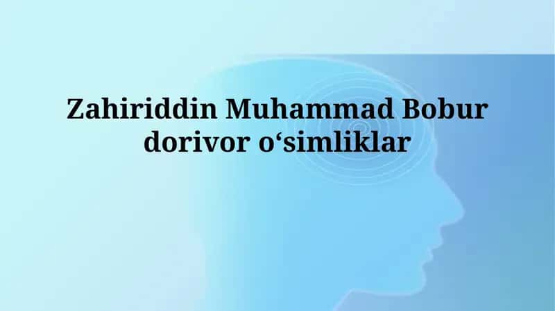 Zahiriddin Muhammad Boburdorivoroʻsimliklar