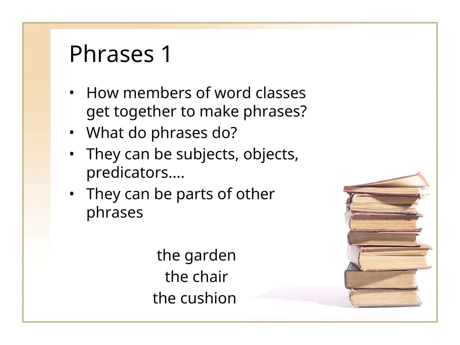 Phrases