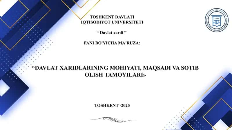 Davlat xaridlari