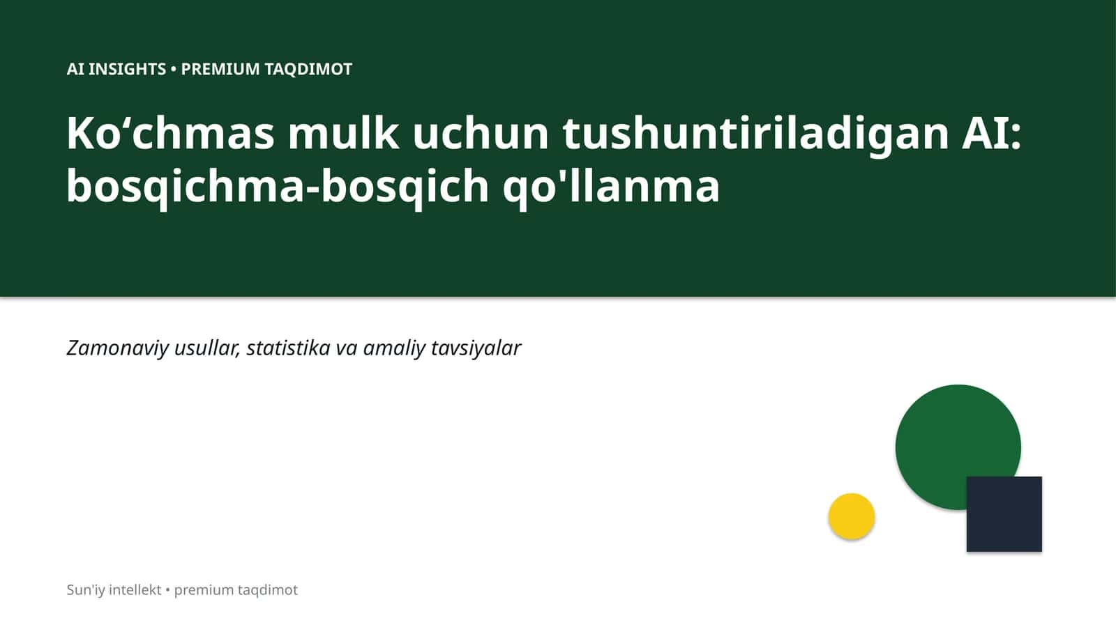 PREMIUM TAQDIMOT