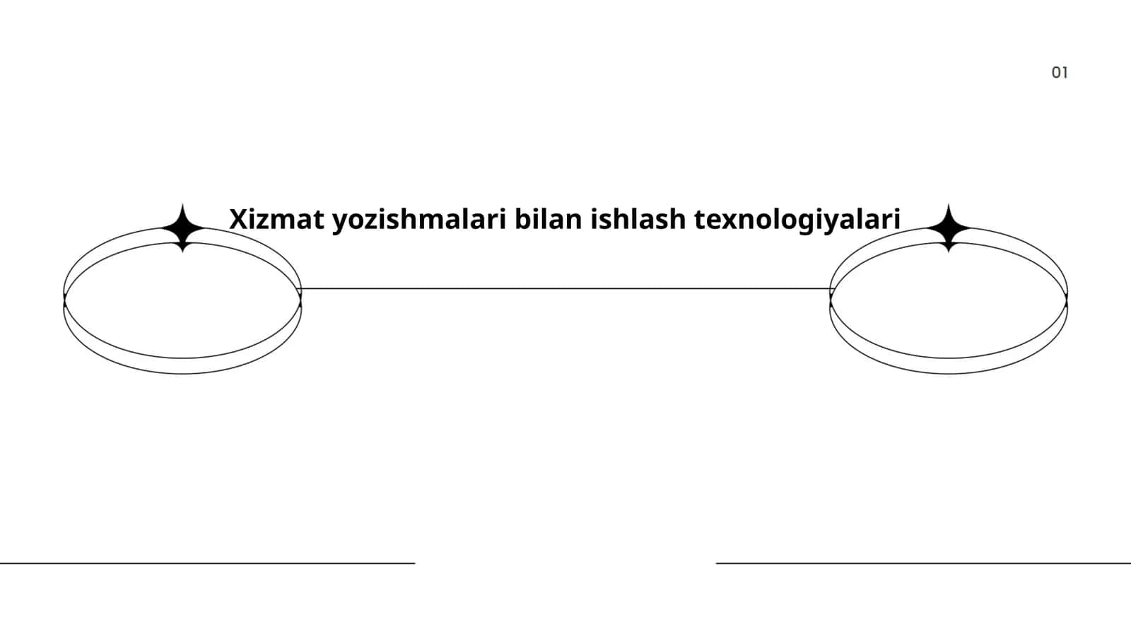 Xizmat yozishmalari bilan ishlash texnologiyalari
