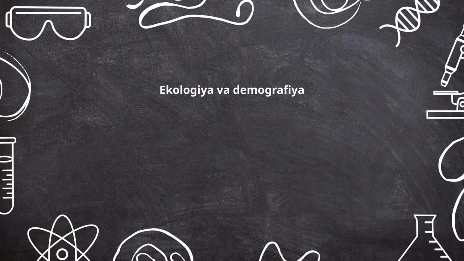 Aholi zichligi va ekologik ta'sir