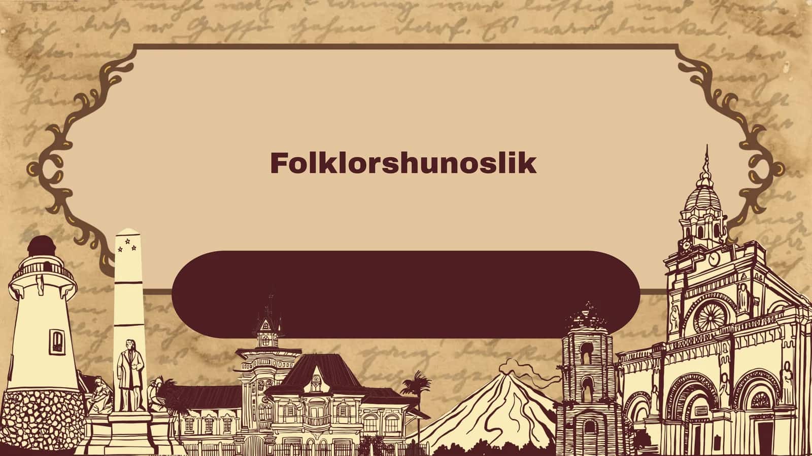 Folklorshunoslik