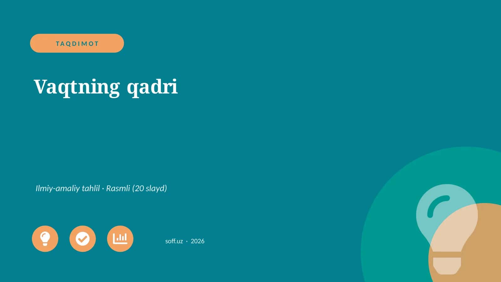 Vaqtning qadri