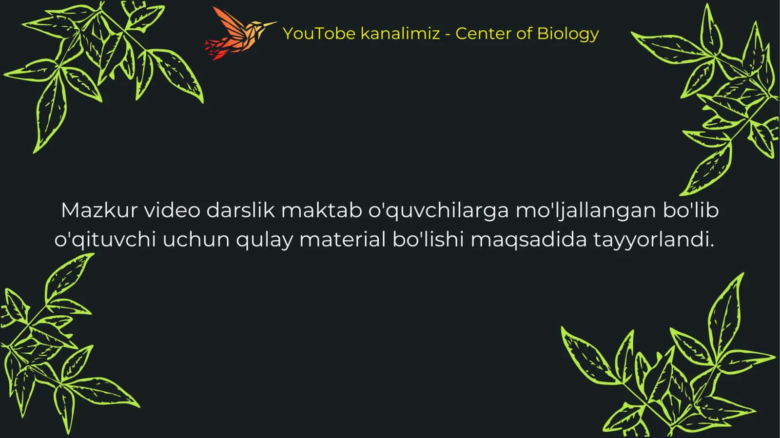 odam va uning salomatligi faniga kirish