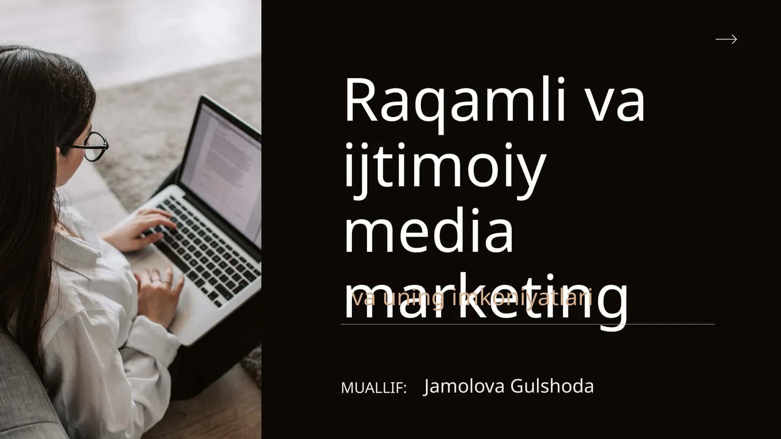 Raqamli va ijtimoiy media marketing
