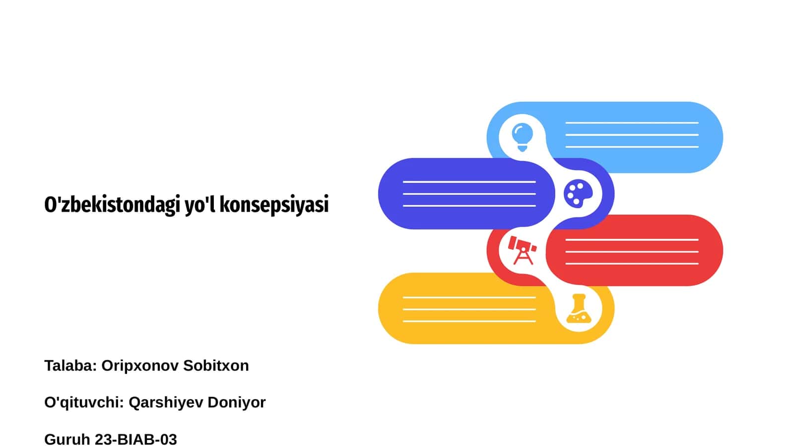O'zbekistondagi yo'l konsepsiyasi