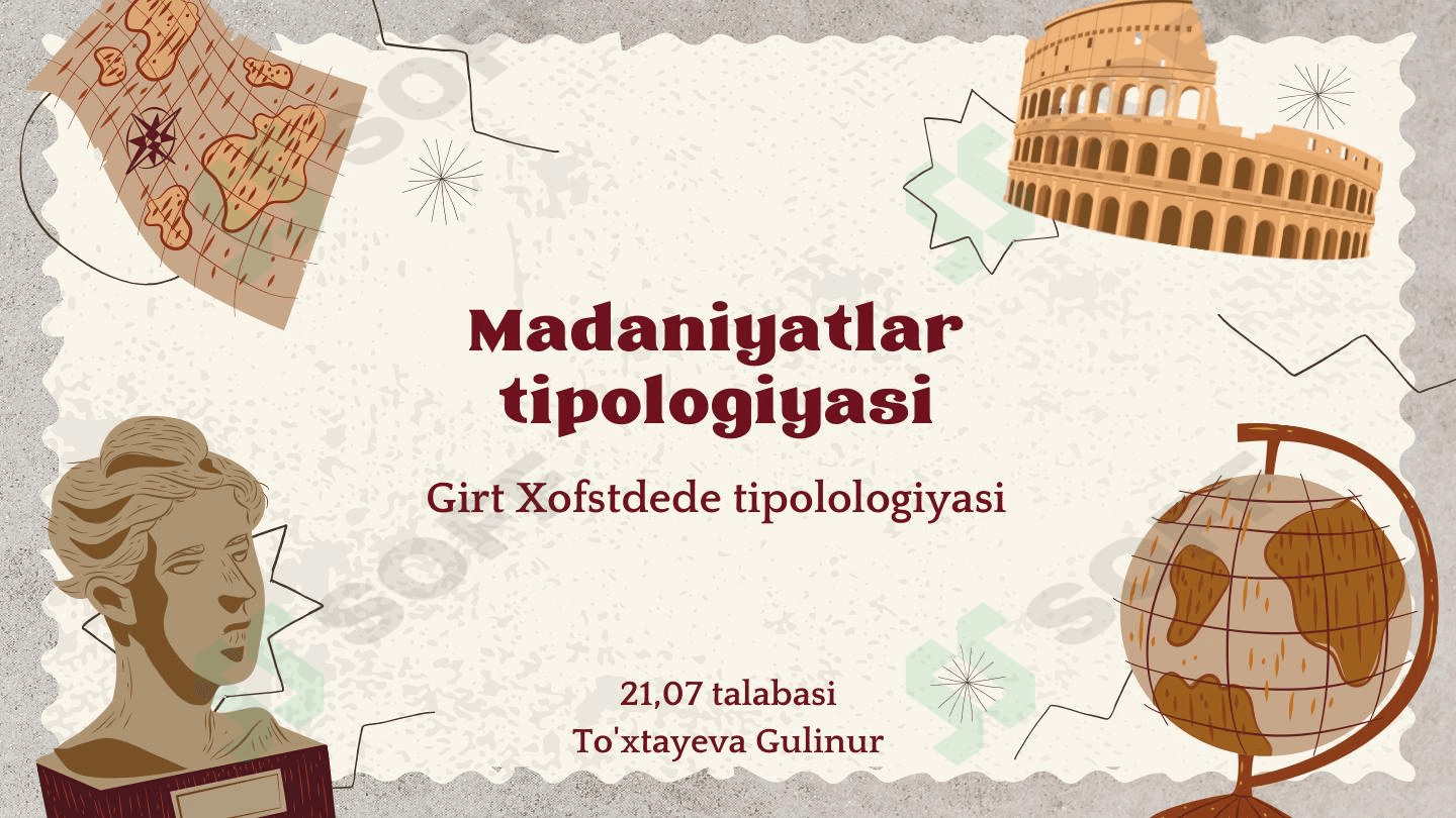 Madaniyatlar tipologiyasi