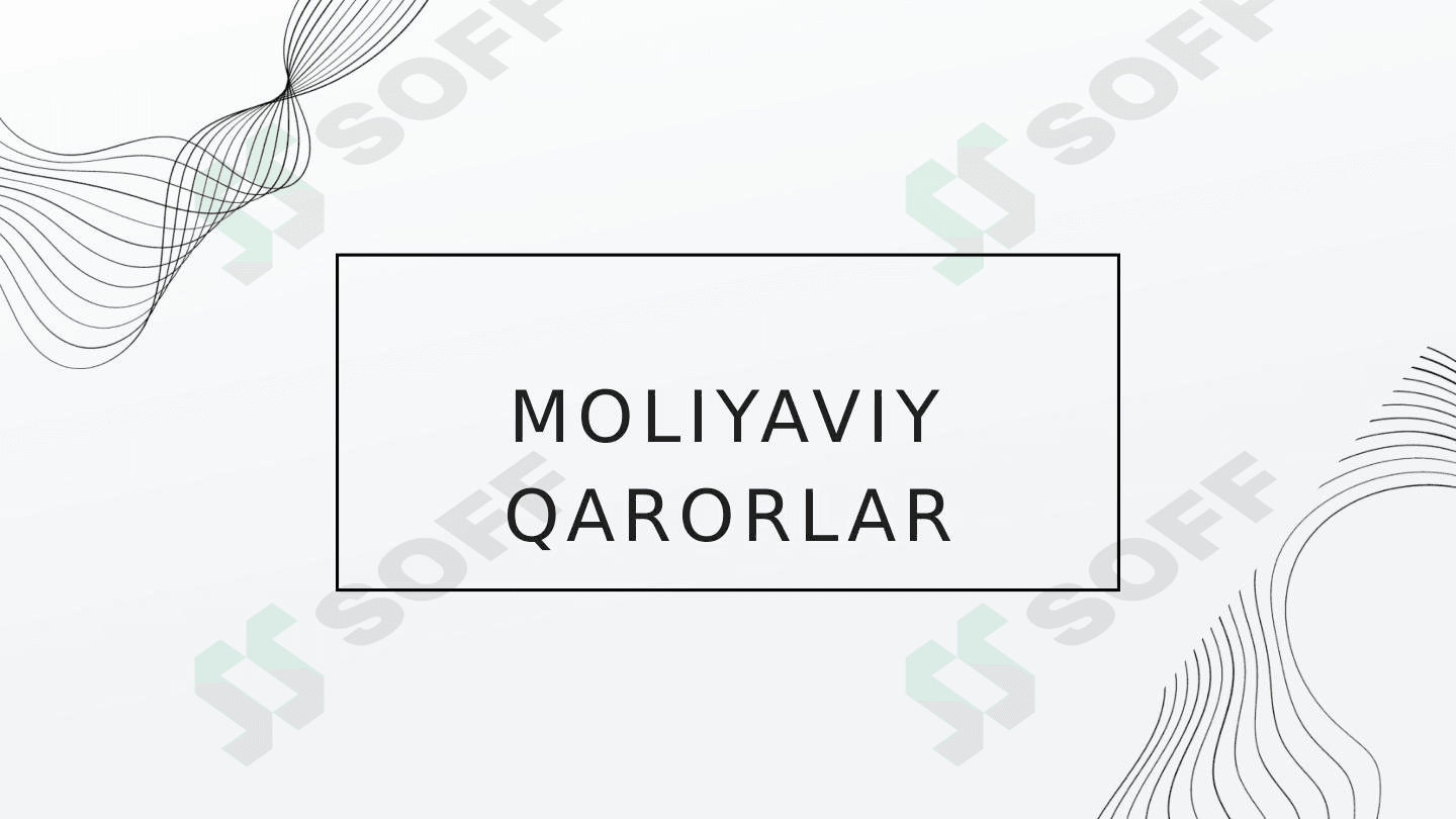 Moliyaviy qarorlar