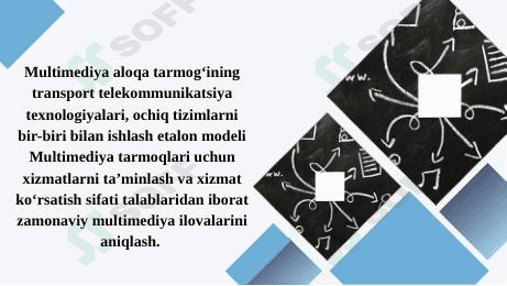 Multimediya aloqa tarmog‘ining transport telekommunikatsiya texnologiyalari