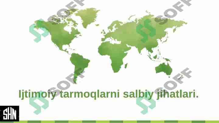 Ijtimoiy tarmoqlarni salbiy jihatlari
