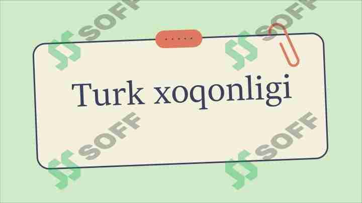 Turk xoqonligi