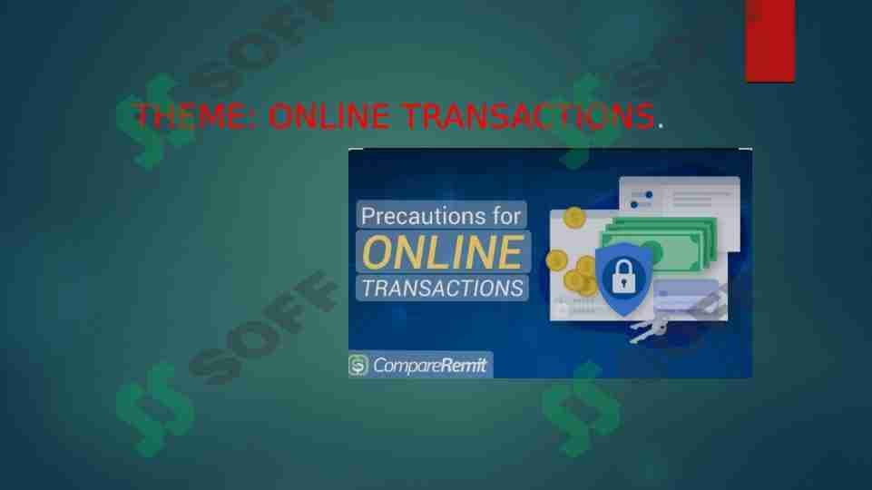 Online transactions