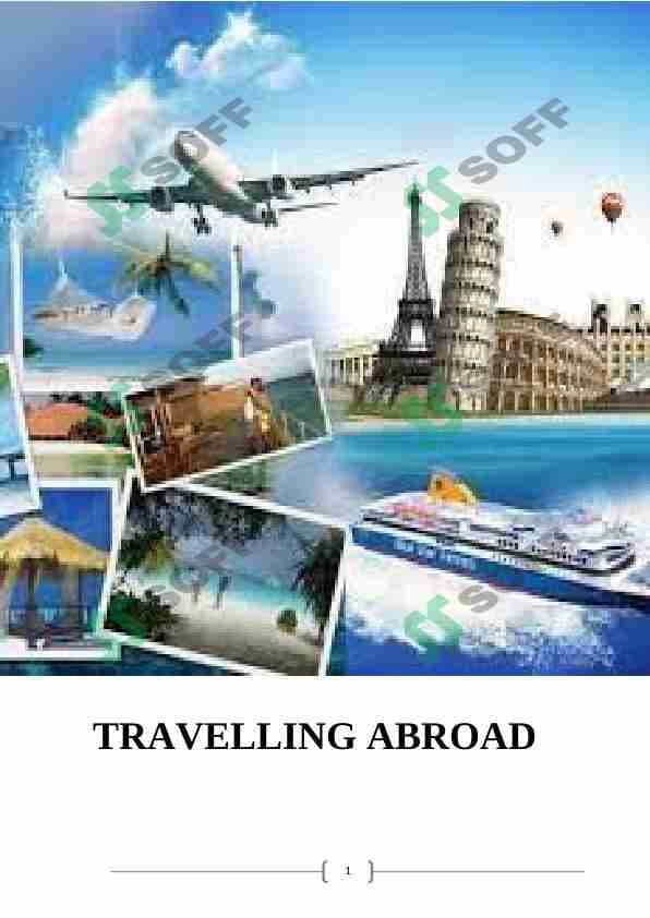 TRAVELLING ABROAD