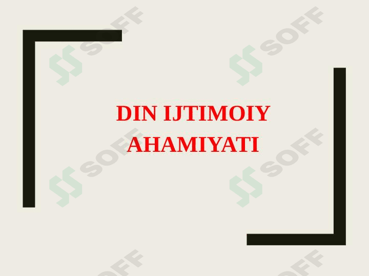 dinning ijtimoiy ahamiyati