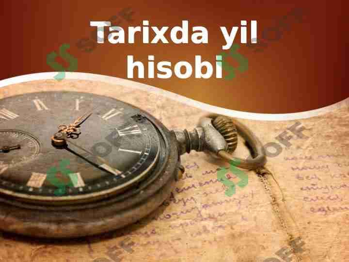 Tarixda yil hisobi