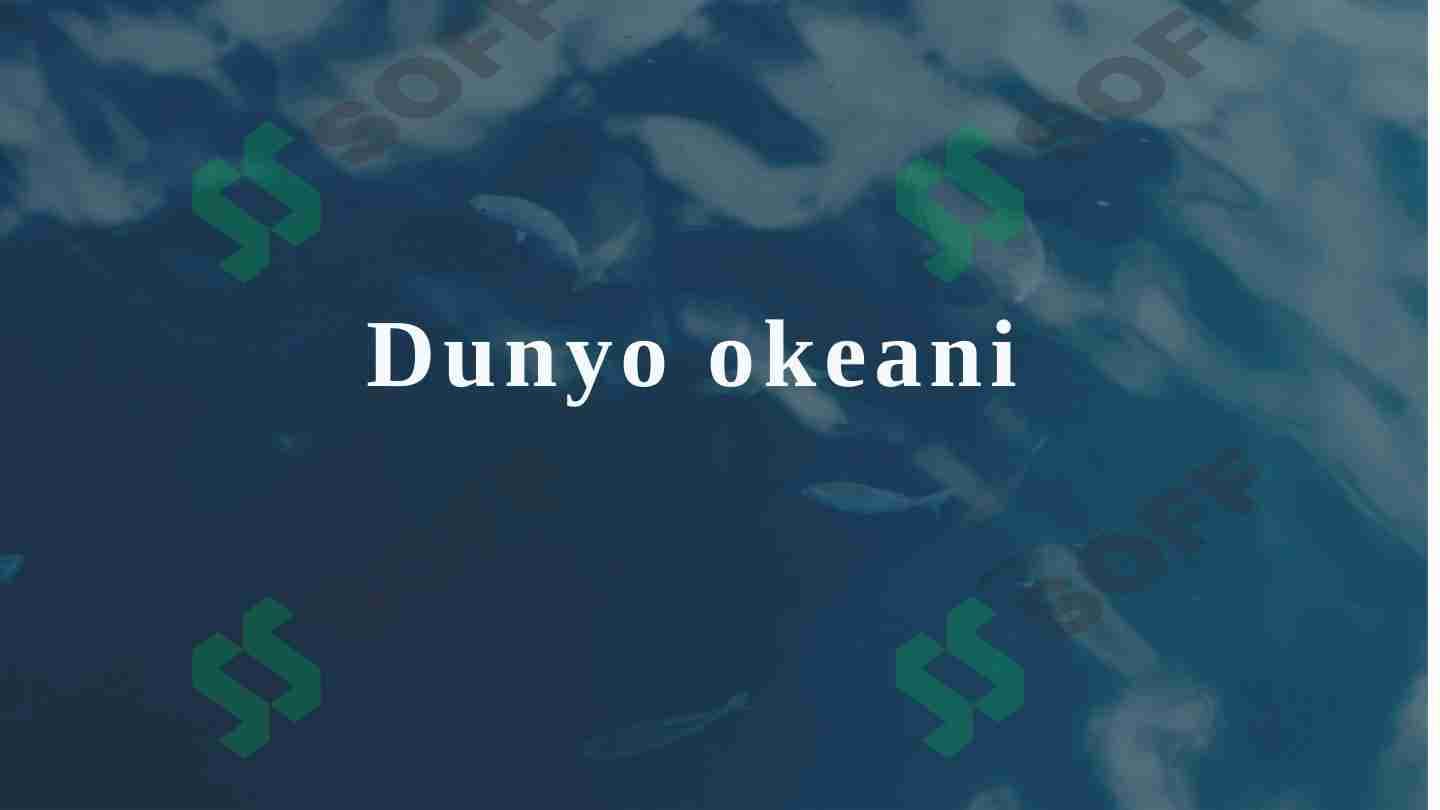 Dunyo Okeani