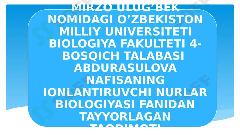 Dunyodagi texnogen falokatlarning kelib chiqishida radiatsiyaning oʼrni