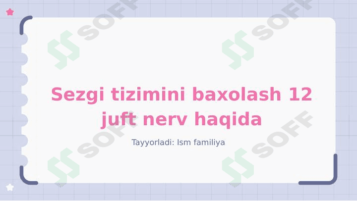sezgi tizimini baholash