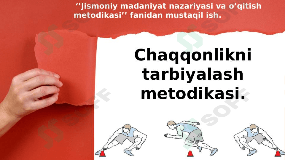 Chaqqonlikni tarbiyalash metodikasi.