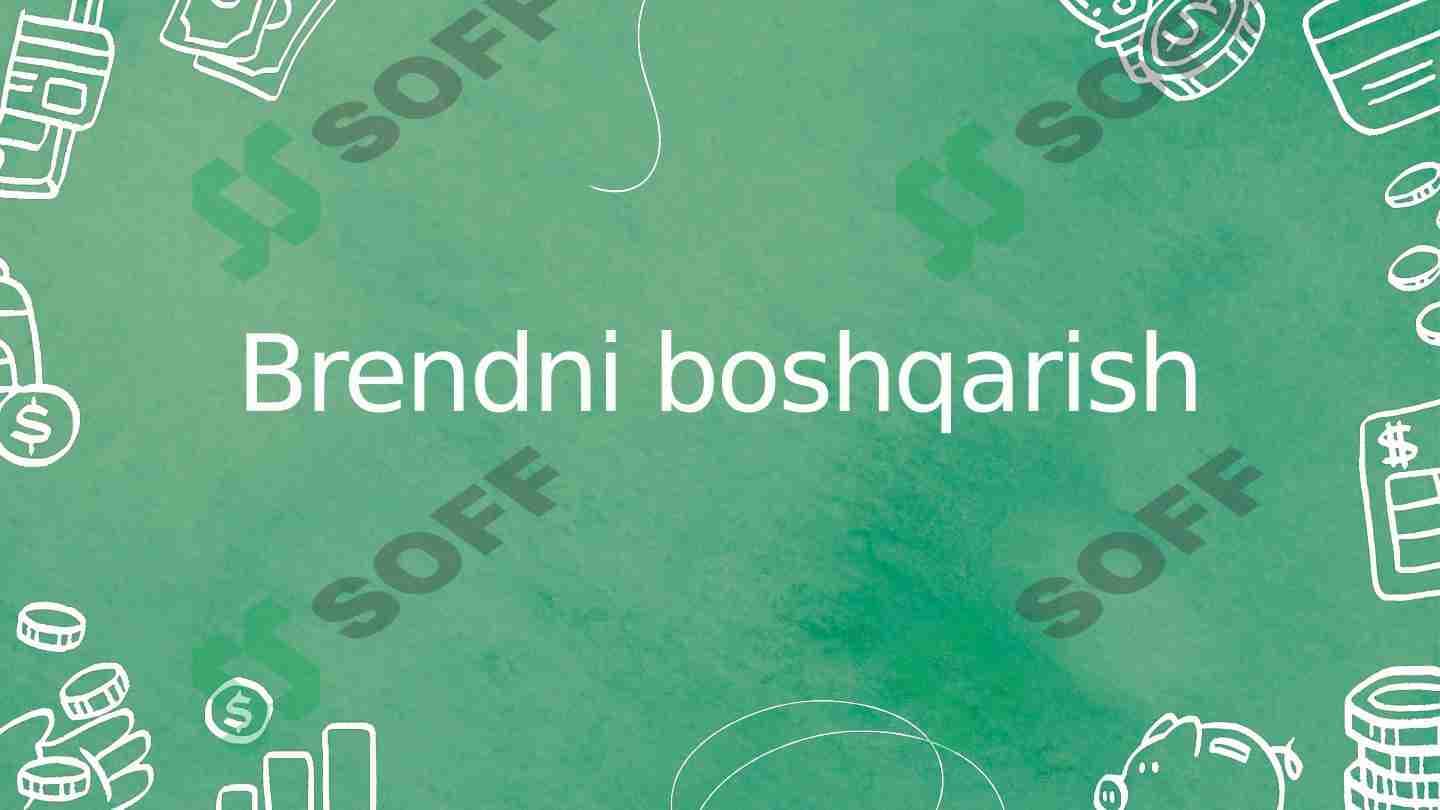 Brendni boshqarish