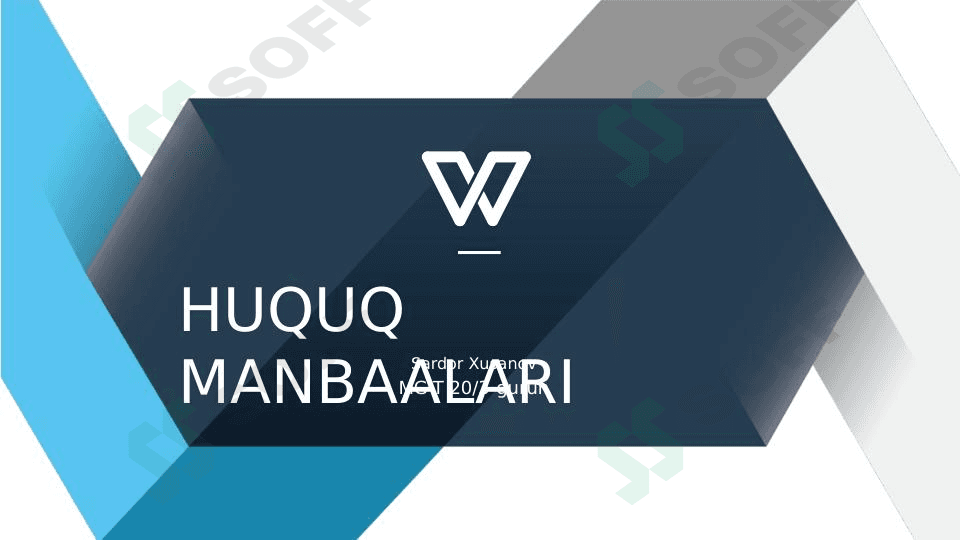 Huquq manbalari