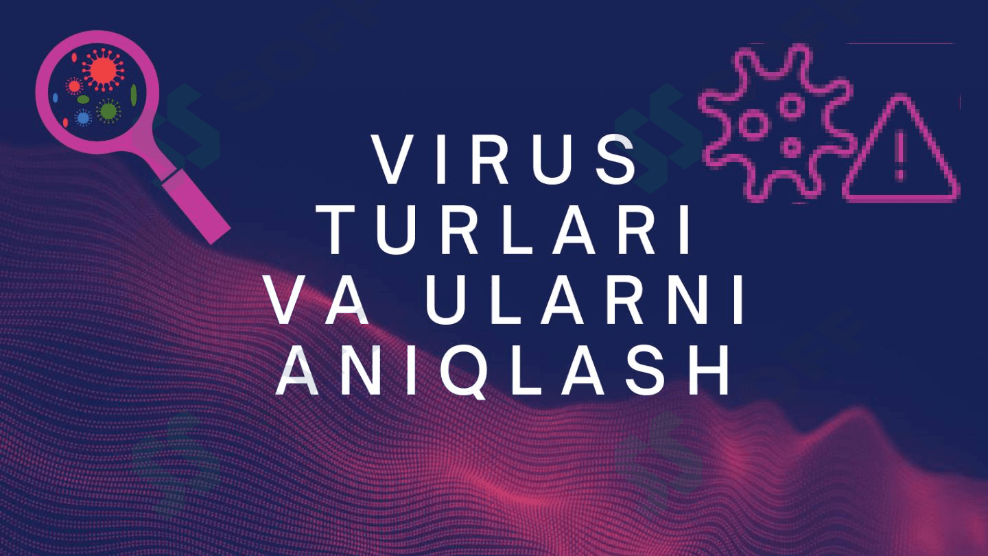 VIRUS TURLARI  VA ULARNI ANIQLASH