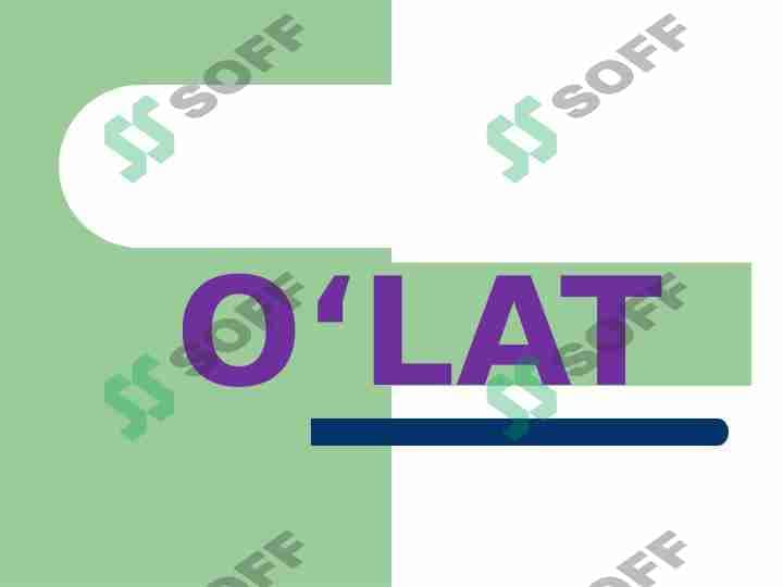 O‘LAT
