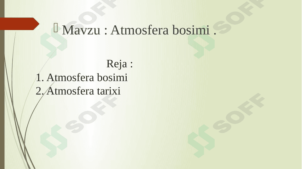 Atmosfera bosimi