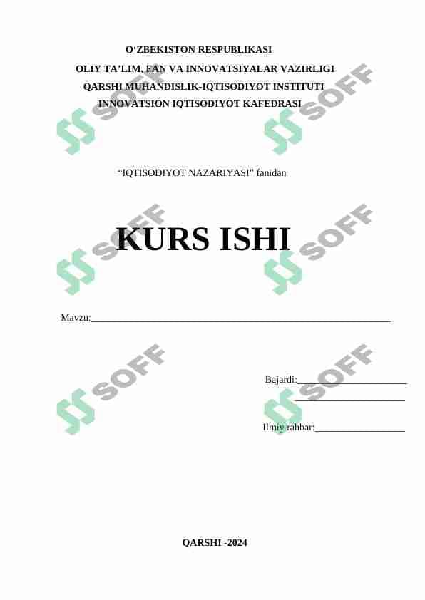 Bozor iqtisodiyotining mazmuni va uning rivojlanishi